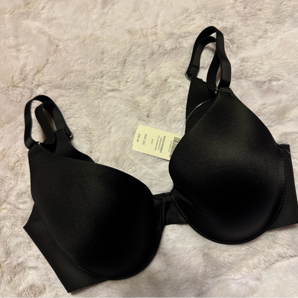 Soma Bra Full Coverage Vanishing Back Black 32C